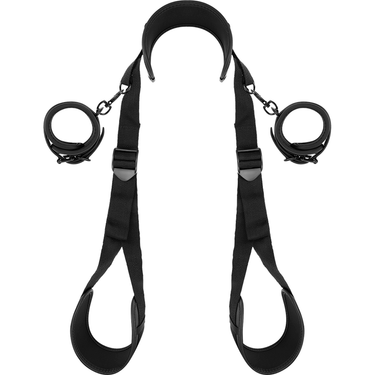 Set Attacchi BDSM Regolabili per Posizione Master in Pelle Vegana